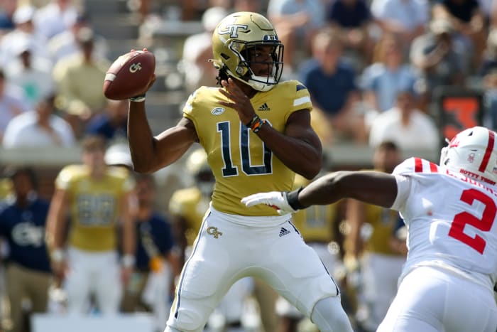 Georgia Tech quarterback Jeff Sims